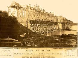 Industrial History: Trail/lawsuit/UP/Katy (MKT) Bridges over Missisouri  River at Boonvilee, MO