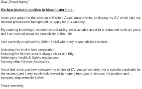 That means your specific experience as a lead chef, pastry chef, prep cook, assistant chef or whatever it might be. Kitchen Assistant Cover Letter Example Learnist Org
