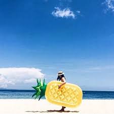 New 180cm Inflatable Giant Pineapple Pool Floats Summer Swim Rings Water Rafts In Swimming Rings From Sports Entertainmen Summer Vibes Surfing Summer Feeling