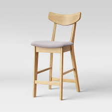 Astrid Mid Century Counter Height Barstool Wood Seat Project 62 Bar Stools Wooden Bar Stools Counter Height Bar Stools
