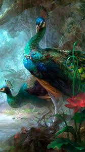 Maybe you would like to learn more about one of these? Hd Painted Peacocks Samsung Galaxy Wallpapers Samsung Galaxy Wallpaper Hd For Mobile 1440x2560 Wallpaper Teahub Io