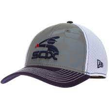 Sxmhf00054 Flex Fit Hats White Sock Chicago White Sox