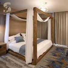 4 poster king bedroom set. 4 Poster Homestay Cube Design Wooden Bed Natural Pine Wood Frame Modern Four Poster Hotel Bed Buy Wooden Bed King Size Bed Pine Wood Bed Product On Alibaba Com