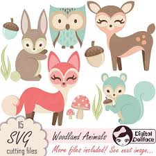 Download Svg Animaux Cerf Decoupe Woodland Svg Coupe Dossiers Etsy Baby Clip Art Bunny Images Forest Friends Baby Shower