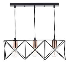 Maybe you would like to learn more about one of these? 3 Light Cage Bar Pendant Black Lightbox