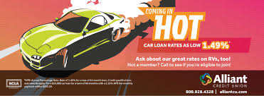 Benefits of getting an auto loan at greater texas credit union Alliant Credit Union