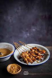 Sate Ayam Bumbu Kacang Satay With Peanut Sauce Learn How To Make Authentic Indonesian Sate Ayam Chicken Satay Serve Sate Ayam Asian Food Appetizers Satay