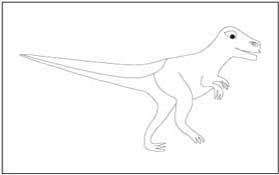 This deinonychus is ready for coloring, click the picture above and print or click here for a printable pdf. Dinosaurs Coloring And Tracing Pages