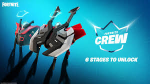 If u enjoyed this video d. The Fortnite Crew Legacy Set Collect An Evolving Back Bling And Pickaxe