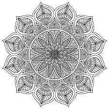 Stock Photo Boyama Sayfalari Mandala Mandala Art Mandala