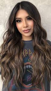 Red highlights on brown hair look stunning and balanced. Cute Summer Hair Color Ideas 2021 Dark Milky Chocolate Hair Color