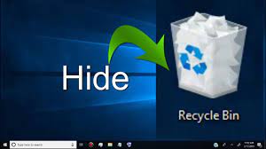 How To Hide Recycle Bin On Windows Laptop - Pc - Youtube