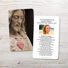 Looking for information about making a memorial card? Memorial Prayer Cards Custom Funeral Cards 20 Off Sitewide