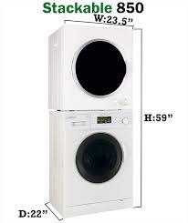 What makes a full size more adaptable in tight spaces? Stackable Washer Dryer Closet Dimensions With Drawings Upgraded Home