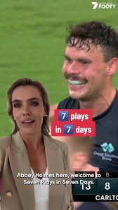 Missed anything from Opening Round? @Abbey Holmes has got you covered with  7️⃣ Plays In 7️⃣ Days. #afl #footy #footytiktok #abbeyholmes #harrymckay
