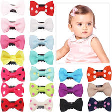 Charlotte mini clips is made of hypo allergenic plastic and springs. 20pcs Tiny Baby Hair Clips For Fine Hair Boutique Grosgrain Ribbon Hair Bows Clips Barrettes Hair Accessories For Baby Girls Newborn Infant Toddlers
