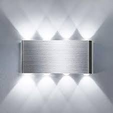 Lightess 6w Wandlampe Led Wandleuchte Innen Modern Up Down Aus Aluminium Fur Wohnzimmer Schlafzimmer Treppenhaus Beleuchtung Lampen Treppenhaus Wandbeleuchtung