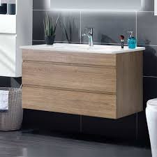 In the first case, the storage space is total because the washbasin wall mounted vanity units are fastened to the wall and even if they offer less space from a storage point of view, they offer the chance to clean. Corner Bathroom Vanity Units Grays