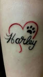 Maybe you would like to learn more about one of these? Pet Memorial Tattoo Dog Paw Tattoo With Name Novocom Top