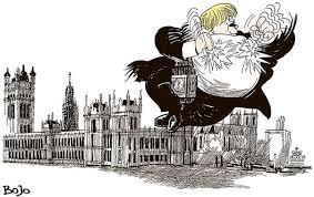 Prime minister of the united kingdom and leader of the conservative party. Oliver Schopf Politische Karikatur Brexit Boris Johnson Droht Im Unterhaus Der Eu Den Brexit Neu Erfinden Zu Wollen