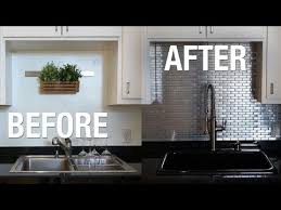 Handmade decorative tiles in your house ! Installing Stainless Steel Kitchen Backsplash Superholly Youtube