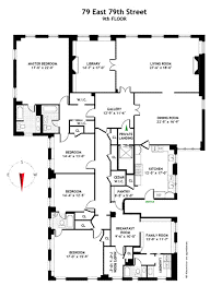 10 Million Dollar Apartment Floor Plan On The Upper East Side Floor Plans Luxury Floor Plans Hotel Floor Plan