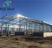 Metal Building Construction Project Design Prefabricated Light Steel  Structure Warehouse Fabricated Steel Structure Industrial Warehouse
