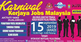 Ribuan jawatan kosong di buka untuk permohonan, daftar dan mohon segera di sini. Jadual Karnival Kerjaya Jobsmalaysia 2020 Pulau Pinang Spa