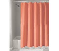 Fabric Shower Curtain Coral