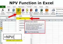 npv function formula examples how to use npv in excel