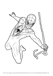 My drawings are colored using adobe photoshop. Learn How To Draw Miles Morales From Ultimate Spider Man Ultimate Spider Man Step By Step Drawing Tutorials