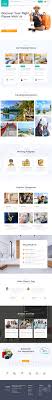 Voker Booking And Rentals Htm5 Template Travel Website Templates Website Template Homepage Design