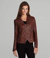 New Jacket Bernardo Fashions Faux Leather Jacket Dillards Com Leather Jacket Faux Leather Jacket Women Jackets