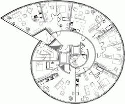 Spiral Round House Plans Circular Buildings Round House