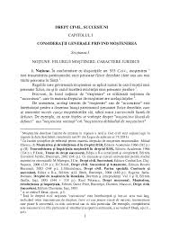 Termenul de prescriptie pentru exercitarea dreptului de optiune succesorala se aplica nu numai. Pdf Curs Succesiuni V Veex Ve Academia Edu