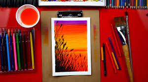 Want to buy watercolor paintings for your home? How To Use Watercolor Pencils To Paint A Beautiful Sunset