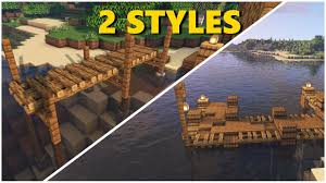 I couldn't decide which one to go with! Minecraft How To Build A Simple Fishing Dock Tutorial Youtube