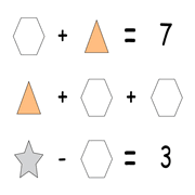 Shape algebra (1) are printable shape puzzles for math students with shapes. Printable Shape Iq Puzzles And Brain Teasers For Kids And Math Learners