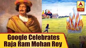 He was a critic of the unjust actions in november 1830 ram mohan roy traveled to the united kingdom as an ambassador of the mughal emperor to plead for his pension and allowances. Google Celebrates Social Reformer Raja Ram Mohan Roy Abp News Youtube