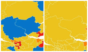 I am delighted that residents of whitehaven central have put their trust in me and i intend to be a strong voice for them on copeland. General Election Map Shows Scotland Covered In Yellow After Snp Wins Landslide
