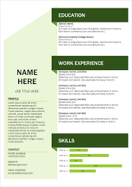 This page provides templates, cv advice, skills, and more! 20 Free Cv Templates For The Uk To Download Word Pdf