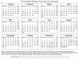 Usaa Pay Calendar 2019 Va Disability Compensation Tables