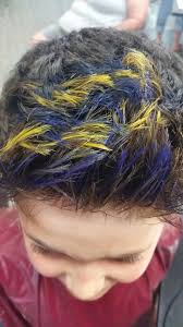 Black And Yellow Hair Boy Pin On Hair By Heather