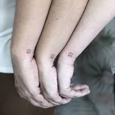 By Rafael Costabile Matching Bff Tattoos Sibling Tattoos Tasteful Tattoos