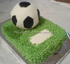 Simple design with football crests. Coolest Soccer Cake Ideas To Make Awesome Soccer Cakes