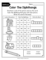 Diphthong Activities Bundle Phonics Activities Phonics Phonics Worksheets