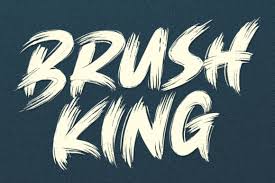 Download Brush King Font By Subectype Creative Fabrica SVG Cut Files
