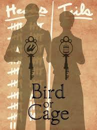 Bioshock Bird Or Cage Bioshock Lutece Twins Heads Or Tails Bird Or Cage Bioshock Infinite Inspired Movie Poster Art Bioshock Bioshock Art Bioshock Infinite