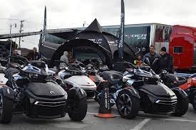 At The Can Am Spyder Demo Tents At San Mateo County Event Center San Mateo County Can Am Spyder Northern California