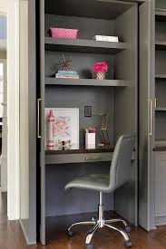 Building a desk frame out of pipes is sort of like completing a puzzle. Built In Desk Design Ideas